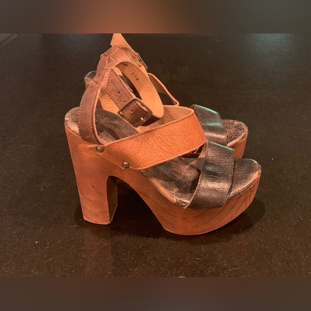 BEDSTU Marilyn Platform Sandal, Size 8.5